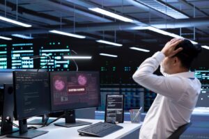 Engineer fixing timing violations in VLSI physical design