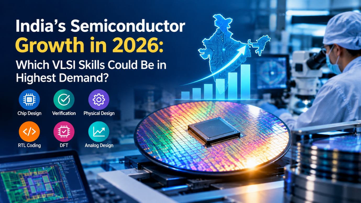 India semiconductor growth VLSI skills chip design demand 2026