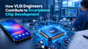 VLSI Engineers Developing Smartphone SoC Chips for Mobile Technology