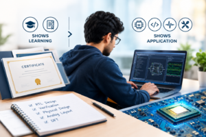VLSI projects versus certificates for resume