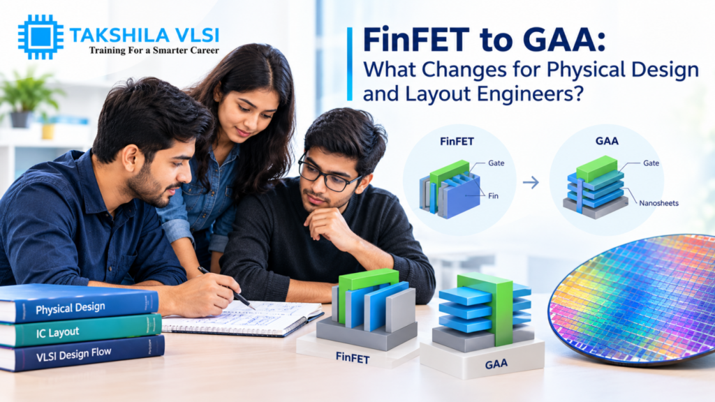 FinFET to GAA transistor architecture comparison for physical design engineers