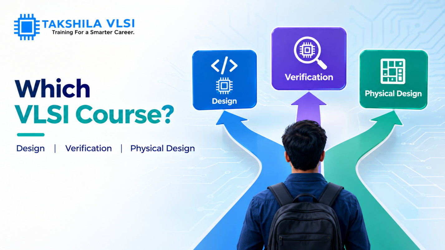 VLSI course paths for Design, Verification, and Physical Design